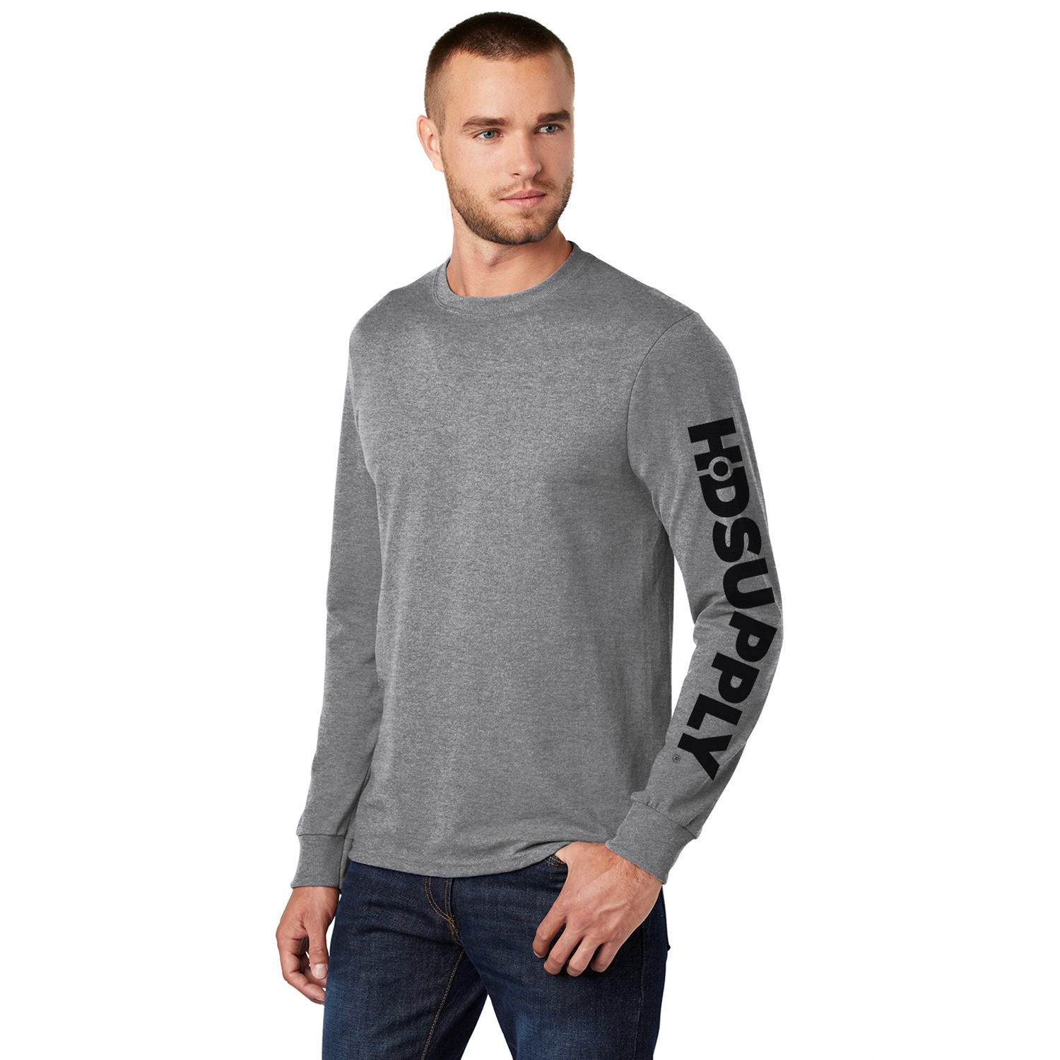 HD Supply Branded Merchandise Store - UNISEX L/S T-SHIRT - 50/50 BLEND