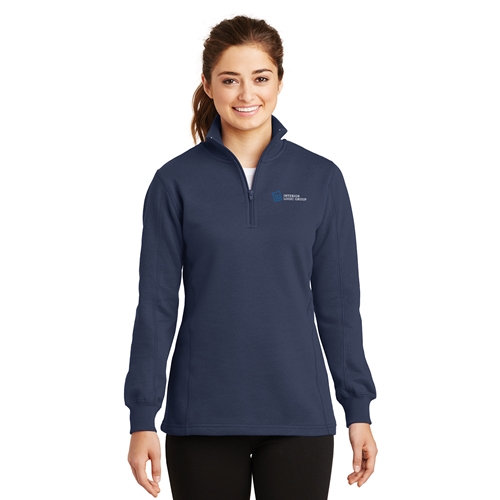 LADIES SPORT TEK 1/4 ZIP SWEATSHIRT