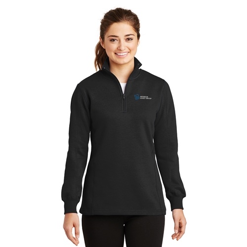 LADIES SPORT TEK 1/4 ZIP SWEATSHIRT