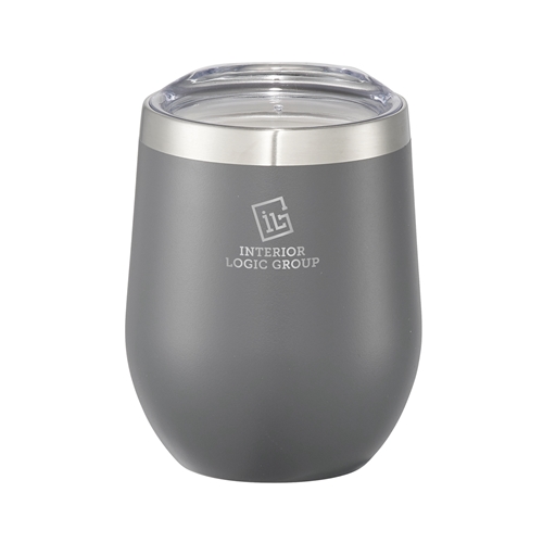 CORZO 12 OZ COPPER VACUUM INSULATED CUP-GREY