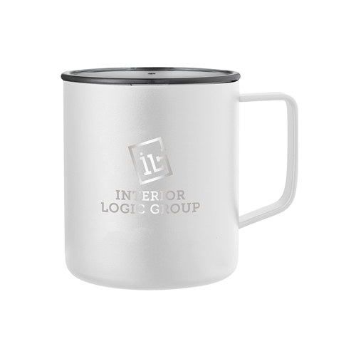 14 OZ ROVER COPPER VACUUM INSULATED CAMP MUG-WHITE