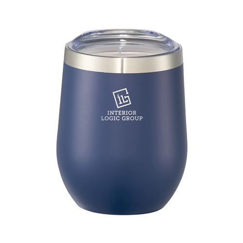 CORZO 12 OZ COPPER VACUUM INSULATED CUP-NAVY