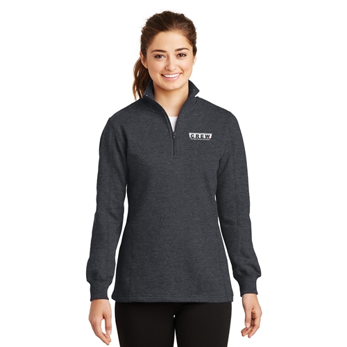 LADIES SPORT TEK 1/4 ZIP SWEATSHIRT