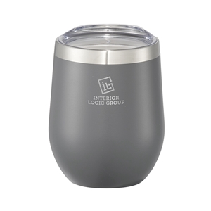 CORZO 12 OZ COPPER VACUUM INSULATED CUP-GREY