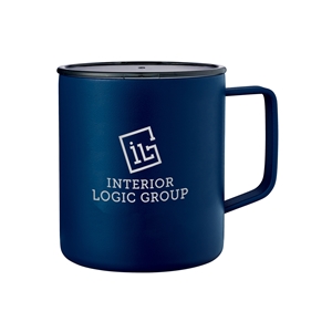 14 OZ ROVER COPPER VACUUM INSULATED CAMP MUG-NAVY