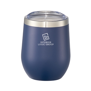 CORZO 12 OZ COPPER VACUUM INSULATED CUP-NAVY